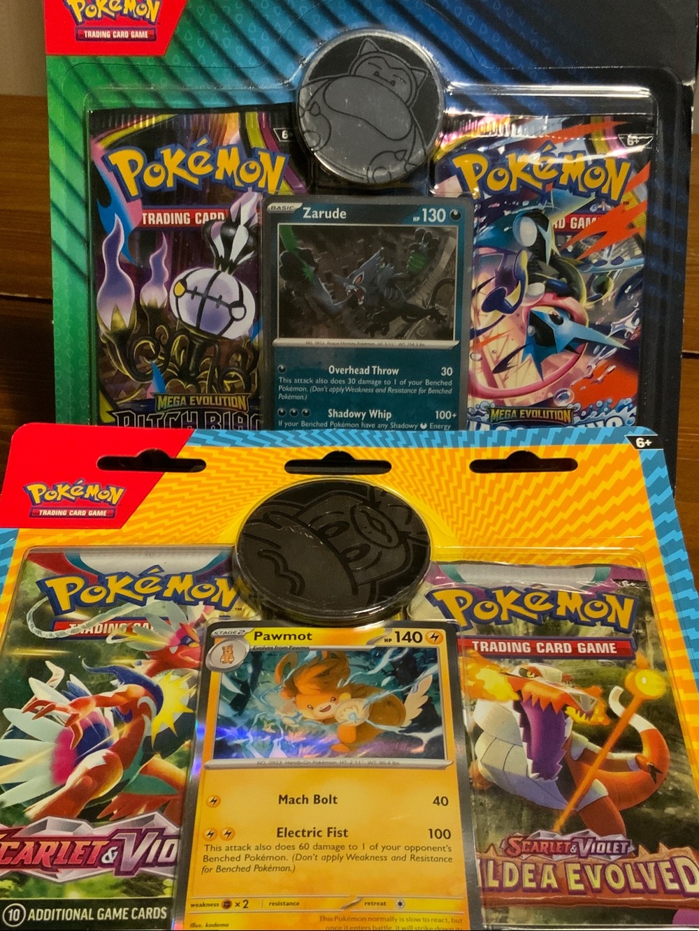 Trading Card Game Blister Pack - Yellow & Blue - Picture 4 of 16